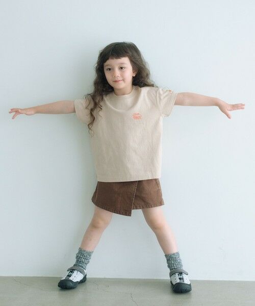 green label relaxing / グリーンレーベル リラクシング ショート・ハーフ・半端丈パンツ | ツイルラップ キュロットパンツ / キッズ  100cm-160cm | 詳細9