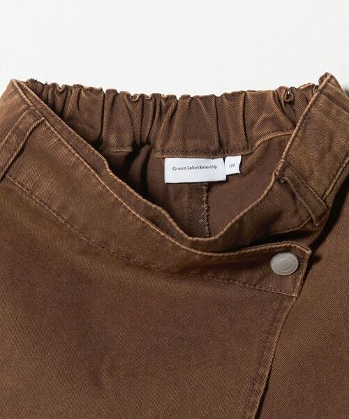 green label relaxing / グリーンレーベル リラクシング ショート・ハーフ・半端丈パンツ | ツイルラップ キュロットパンツ / キッズ  100cm-160cm | 詳細21