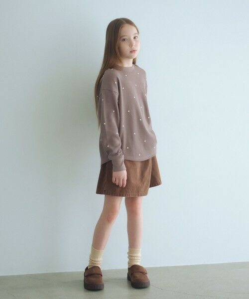 green label relaxing / グリーンレーベル リラクシング ショート・ハーフ・半端丈パンツ | ツイルラップ キュロットパンツ / キッズ  100cm-160cm | 詳細10