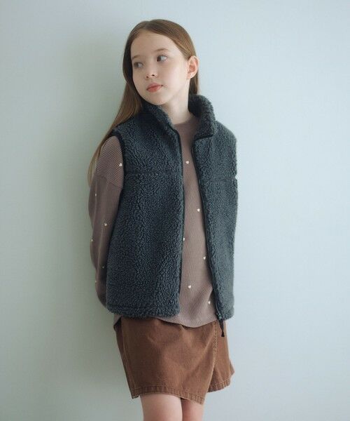 green label relaxing / グリーンレーベル リラクシング ショート・ハーフ・半端丈パンツ | ツイルラップ キュロットパンツ / キッズ  100cm-160cm | 詳細11