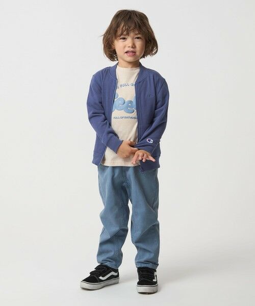 green label relaxing / グリーンレーベル リラクシング カーディガン・ボレロ | ＜Champion＞ジップ スウェット カーディガン / キッズ  110cm-130cm | 詳細6