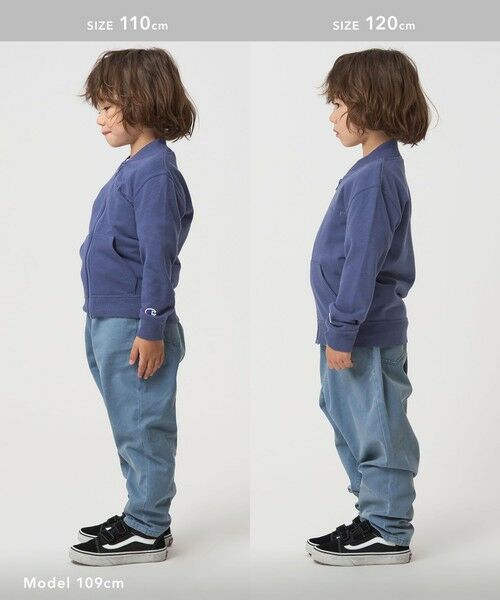 green label relaxing / グリーンレーベル リラクシング カーディガン・ボレロ | ＜Champion＞ジップ スウェット カーディガン / キッズ  110cm-130cm | 詳細9