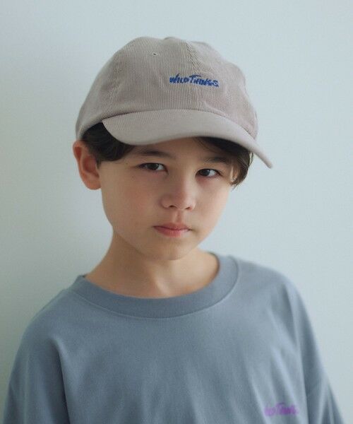 green label relaxing/グリーンレーベル リラクシング 【別注】<WILD THINGS>コーデュロイ キャップ / キッズ MD. GRAY 54cm-58cm(FREE) green label relaxing/グリーンレーベル リラクシング 【別注】<WILD THINGS>コーデュロイ キャップ / キッズ MD. GRAY 54cm-58cm(FREE)