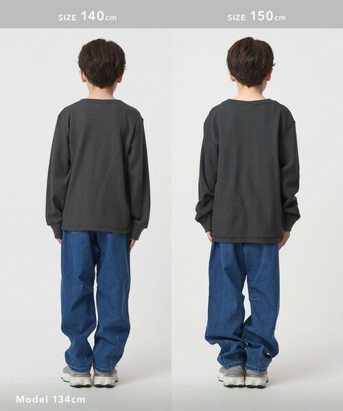 green label relaxing / グリーンレーベル リラクシング カットソー | ＜Champion＞ワッフル ロングスリーブTシャツ / キッズ  140cm-160cm | 詳細5