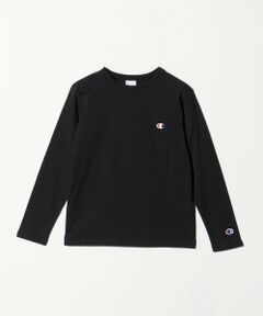 green label relaxing / グリーンレーベル リラクシング カットソー | ＜Champion＞ワンポイント ロングスリーブ / キッズ  140cm-160cm