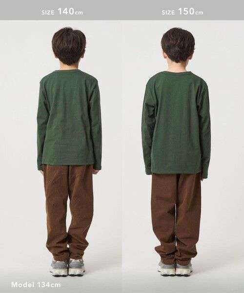 green label relaxing / グリーンレーベル リラクシング カットソー | ＜Champion＞ワンポイント ロングスリーブ / キッズ  140cm-160cm | 詳細9