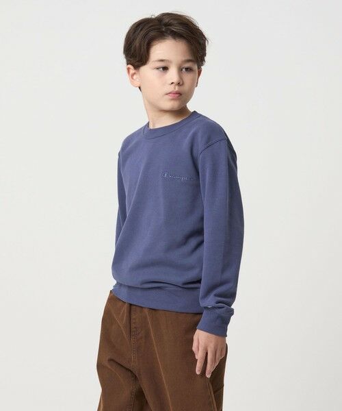 green label relaxing / グリーンレーベル リラクシング スウェット | ＜Champion＞クルーネック スウェット / トレーナー / キッズ  140cm-160cm | 詳細9