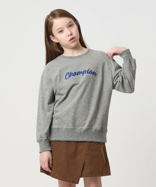 green label relaxing / グリーンレーベル リラクシング スウェット | ＜Champion＞クルーネック スウェット / トレーナー / キッズ  140cm-160cm | 詳細1