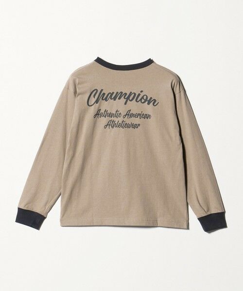 green label relaxing / グリーンレーベル リラクシング カットソー | ＜Champion＞ロングスリーブ Tシャツ  / キッズ  140cm-160cm | 詳細11