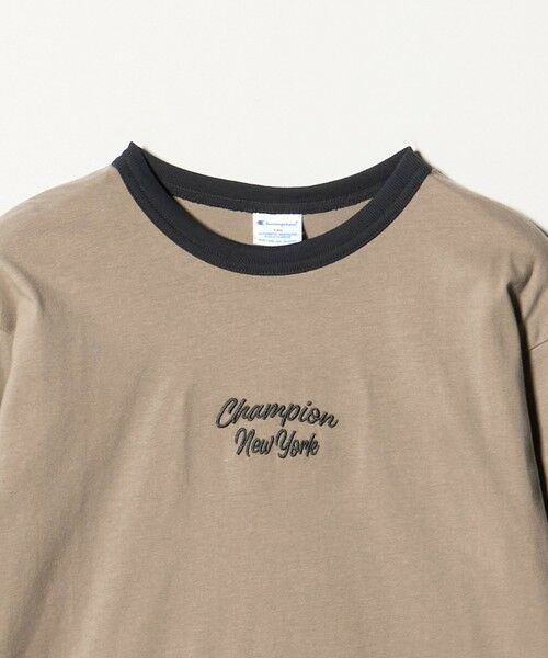 green label relaxing / グリーンレーベル リラクシング カットソー | ＜Champion＞ロングスリーブ Tシャツ  / キッズ  140cm-160cm | 詳細12