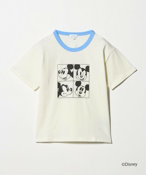 green label relaxing/グリーンレーベル リラクシング 【別注】Tシャツ / ミッキーマウス / Disney / キッズ 140cm-150cm OFF WHITE 150cm green label relaxing/グリーンレーベル リラクシング 【別注】Tシャツ / ミッキーマウス / Disney / キッズ 140cm-150cm OFF WHITE 150cm