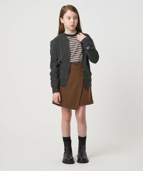 green label relaxing / グリーンレーベル リラクシング カーディガン・ボレロ | ＜Champion＞ジップ スウェット カーディガン / キッズ  140cm-160cm | 詳細2