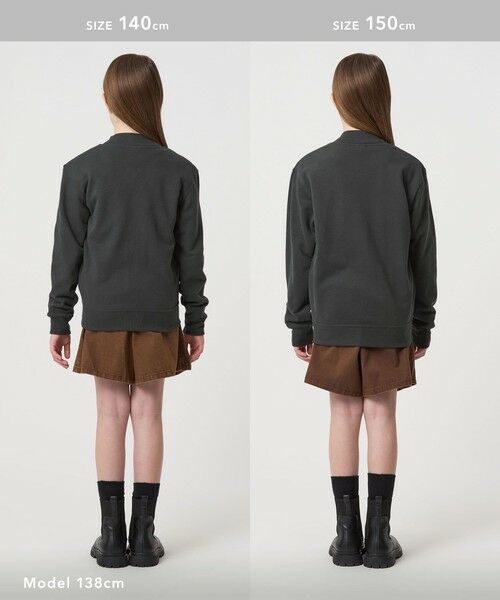 green label relaxing / グリーンレーベル リラクシング カーディガン・ボレロ | ＜Champion＞ジップ スウェット カーディガン / キッズ  140cm-160cm | 詳細5