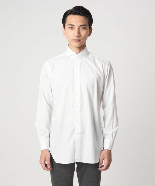 green label relaxing / グリーンレーベル リラクシング シャツ・ブラウス | MADE BY HITOYOSHI カッタウェイカラー ドレスシャツ | 詳細3