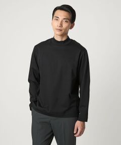 green label relaxing / グリーンレーベル リラクシング カットソー | L/A ポンチ モックネック カットソー -抗菌-