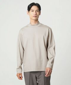 green label relaxing / グリーンレーベル リラクシング カットソー | L/A ポンチ モックネック カットソー -抗菌-