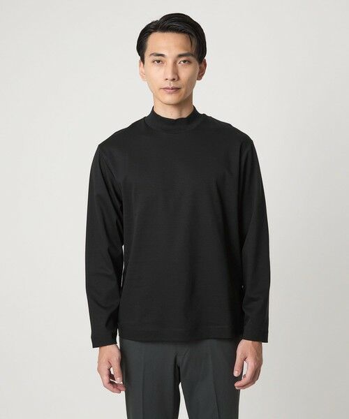 green label relaxing / グリーンレーベル リラクシング カットソー | L/A ポンチ モックネック カットソー -抗菌- | 詳細10