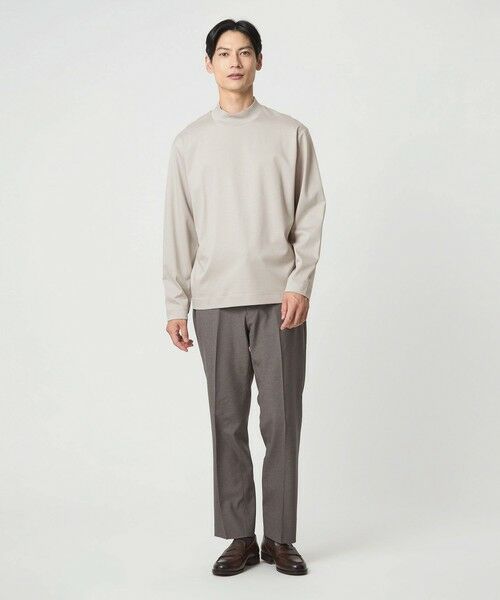 green label relaxing / グリーンレーベル リラクシング カットソー | L/A ポンチ モックネック カットソー -抗菌- | 詳細17