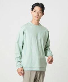 green label relaxing / グリーンレーベル リラクシング カットソー | L/A ポンチ ビズ クルーネック カットソー -抗菌-