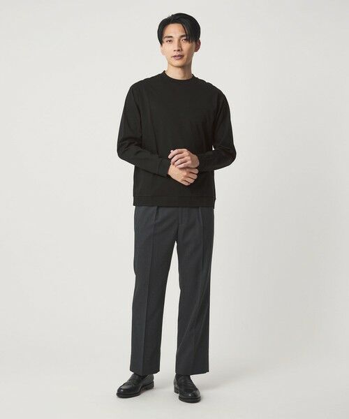 green label relaxing / グリーンレーベル リラクシング カットソー | L/A ポンチ ビズ クルーネック カットソー -抗菌- | 詳細1