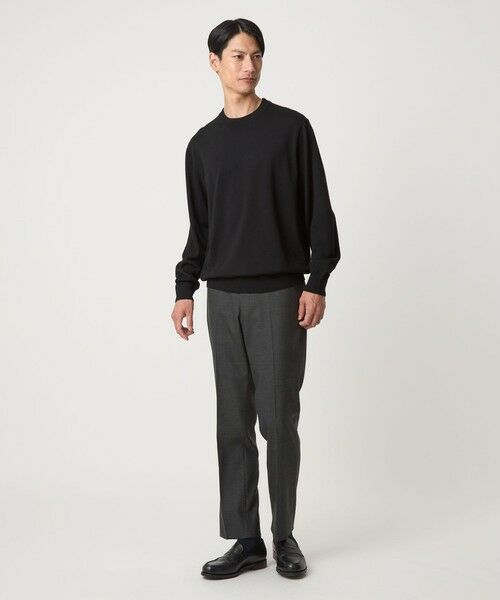 green label relaxing / グリーンレーベル リラクシング ニット・セーター | Super 120's ハイゲージ クルーネック ニット | 詳細1