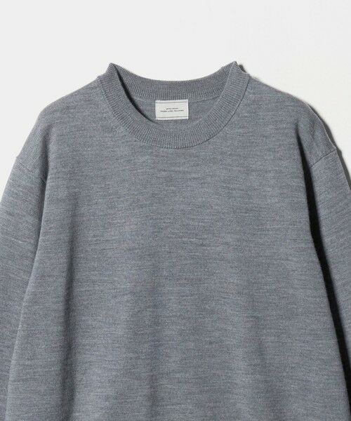 green label relaxing / グリーンレーベル リラクシング ニット・セーター | Super 120's ハイゲージ クルーネック ニット | 詳細10