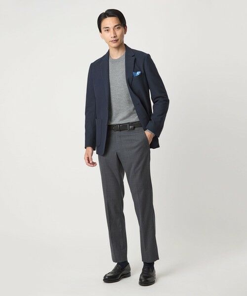 green label relaxing / グリーンレーベル リラクシング ニット・セーター | Super 120's ハイゲージ クルーネック ニット | 詳細7