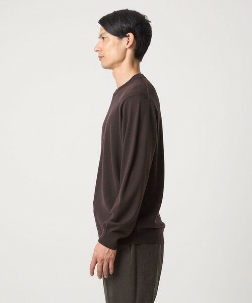 green label relaxing / グリーンレーベル リラクシング ニット・セーター | Super 120's ハイゲージ クルーネック ニット | 詳細17