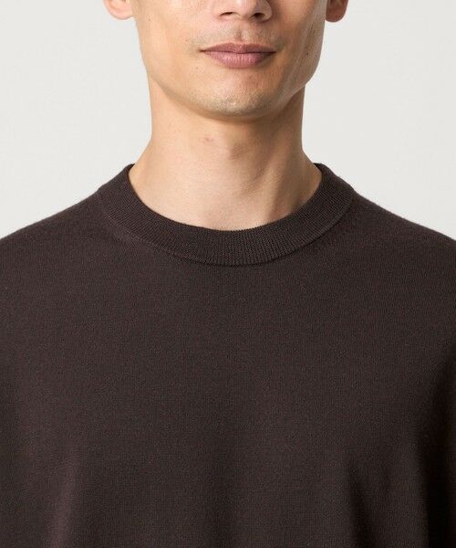 green label relaxing / グリーンレーベル リラクシング ニット・セーター | Super 120's ハイゲージ クルーネック ニット | 詳細19