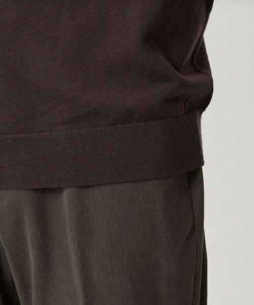 green label relaxing / グリーンレーベル リラクシング ニット・セーター | Super 120's ハイゲージ クルーネック ニット | 詳細21