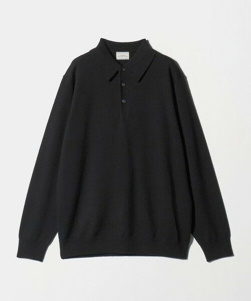 green label relaxing / グリーンレーベル リラクシング ニット・セーター | Super 120's ハイゲージ ニット ポロシャツ | 詳細4