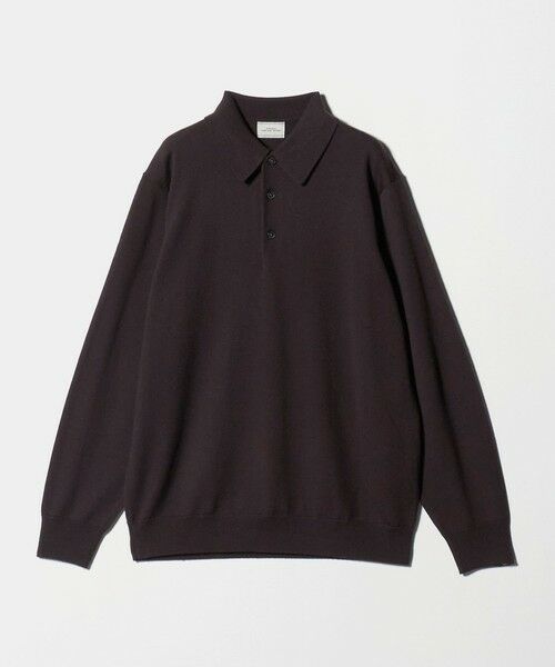 green label relaxing / グリーンレーベル リラクシング ニット・セーター | Super 120's ハイゲージ ニット ポロシャツ | 詳細12
