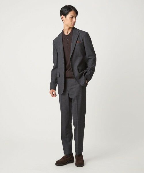 green label relaxing / グリーンレーベル リラクシング ニット・セーター | Super 120's ハイゲージ ニット ポロシャツ | 詳細10