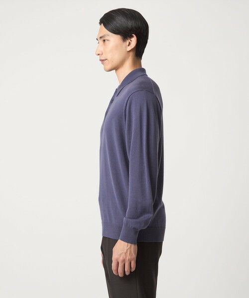 green label relaxing / グリーンレーベル リラクシング ニット・セーター | Super 120's ハイゲージ ニット ポロシャツ | 詳細21