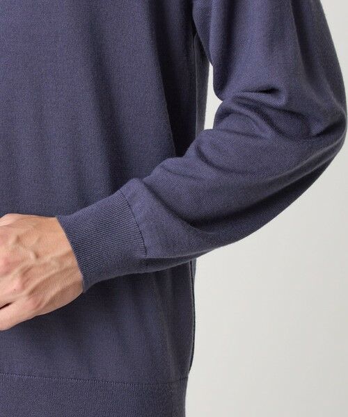 green label relaxing / グリーンレーベル リラクシング ニット・セーター | Super 120's ハイゲージ ニット ポロシャツ | 詳細24