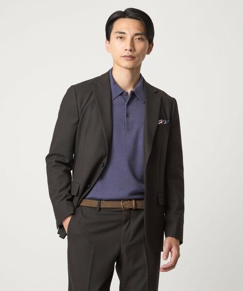 green label relaxing / グリーンレーベル リラクシング ニット・セーター | Super 120's ハイゲージ ニット ポロシャツ | 詳細18