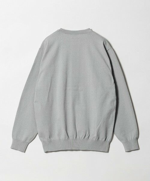green label relaxing / グリーンレーベル リラクシング ニット・セーター | A+ MOULINE ポリエステル クルーネック ニット -ウォッシャブル- | 詳細1