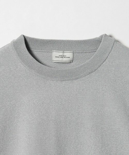 green label relaxing / グリーンレーベル リラクシング ニット・セーター | A+ MOULINE ポリエステル クルーネック ニット -ウォッシャブル- | 詳細5