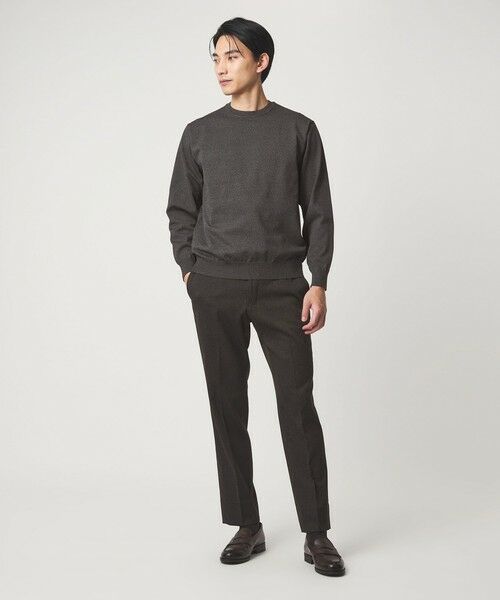 green label relaxing / グリーンレーベル リラクシング ニット・セーター | A+ MOULINE ポリエステル クルーネック ニット -ウォッシャブル- | 詳細4