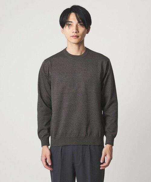 green label relaxing / グリーンレーベル リラクシング ニット・セーター | A+ MOULINE ポリエステル クルーネック ニット -ウォッシャブル- | 詳細11