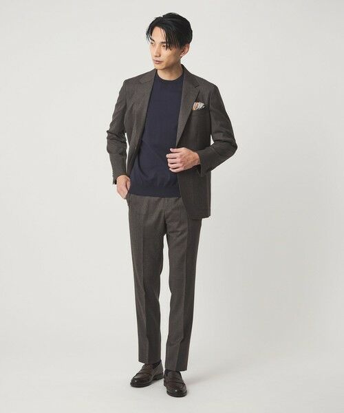 green label relaxing / グリーンレーベル リラクシング ニット・セーター | A+ MOULINE ポリエステル クルーネック ニット -ウォッシャブル- | 詳細20