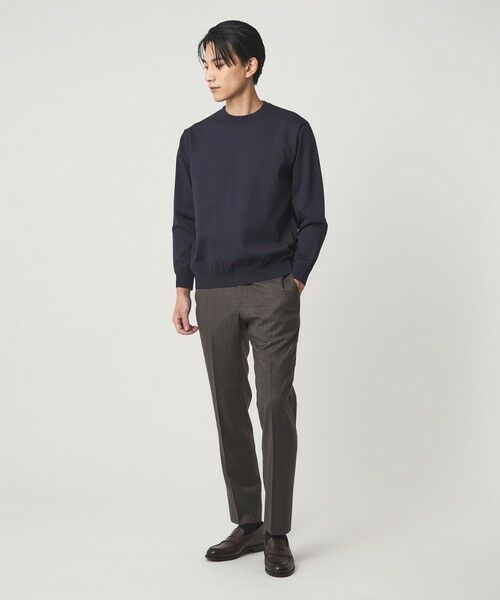 green label relaxing / グリーンレーベル リラクシング ニット・セーター | A+ MOULINE ポリエステル クルーネック ニット -ウォッシャブル- | 詳細18