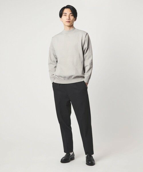 green label relaxing / グリーンレーベル リラクシング ニット・セーター | A+ ポリエステル モックネック ニット -ウォッシャブル- | 詳細8