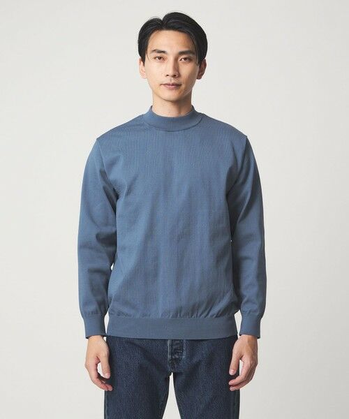 green label relaxing / グリーンレーベル リラクシング ニット・セーター | A+ ポリエステル モックネック ニット -ウォッシャブル- | 詳細24