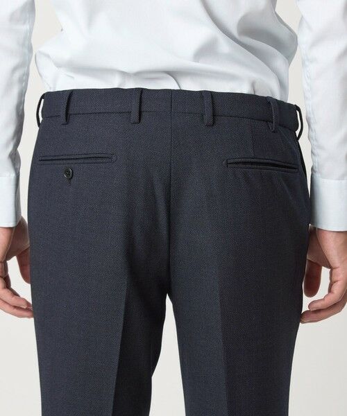 green label relaxing / グリーンレーベル リラクシング セットアップ | A+ TWPU バーズアイ スリム アジャスター スラックス -ウォッシャブル・ストレッチ- | 詳細17