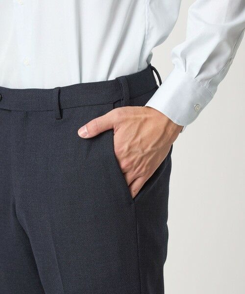 green label relaxing / グリーンレーベル リラクシング セットアップ | A+ TWPU バーズアイ スリム アジャスター スラックス -ウォッシャブル・ストレッチ- | 詳細18