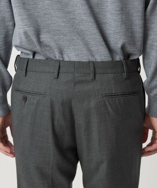 green label relaxing / グリーンレーベル リラクシング スラックス・ドレスパンツ | TW サキソニー アジャスター スリム スラックス -ウォッシャブル・ストレッチ- | 詳細6