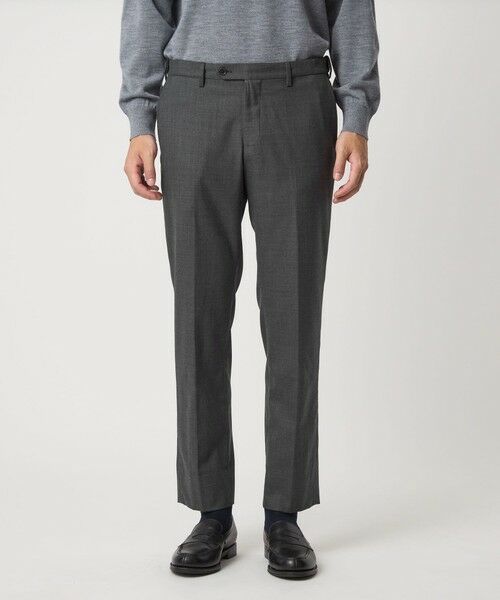 green label relaxing / グリーンレーベル リラクシング スラックス・ドレスパンツ | TW サキソニー アジャスター スリム スラックス -ウォッシャブル・ストレッチ- | 詳細2