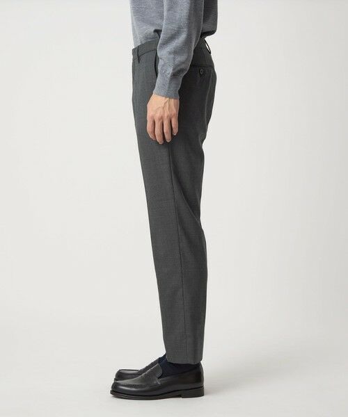 green label relaxing / グリーンレーベル リラクシング スラックス・ドレスパンツ | TW サキソニー アジャスター スリム スラックス -ウォッシャブル・ストレッチ- | 詳細3