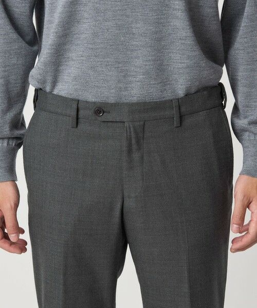 green label relaxing / グリーンレーベル リラクシング スラックス・ドレスパンツ | TW サキソニー アジャスター スリム スラックス -ウォッシャブル・ストレッチ- | 詳細5